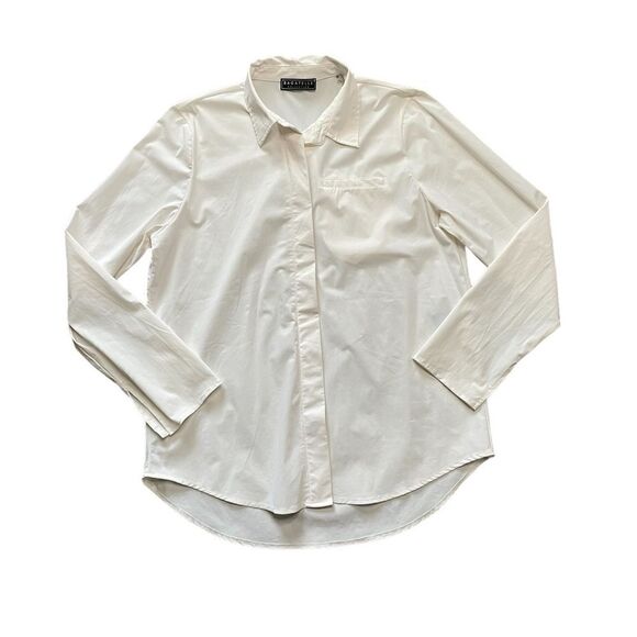BAGATELLE COLLECTION Classic Long Sleeve Button Up Shirt Size Medium - Picture 1 of 9